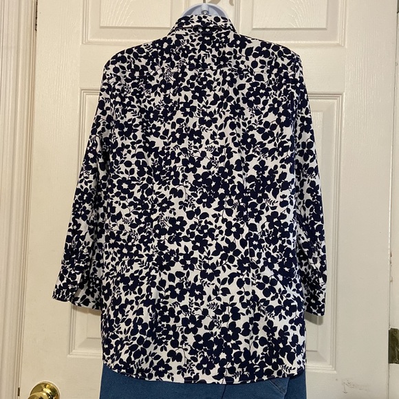 Chaps Women’s 3/4 Sleeve Shirt Blouse Size Large - Picture 3 of 6